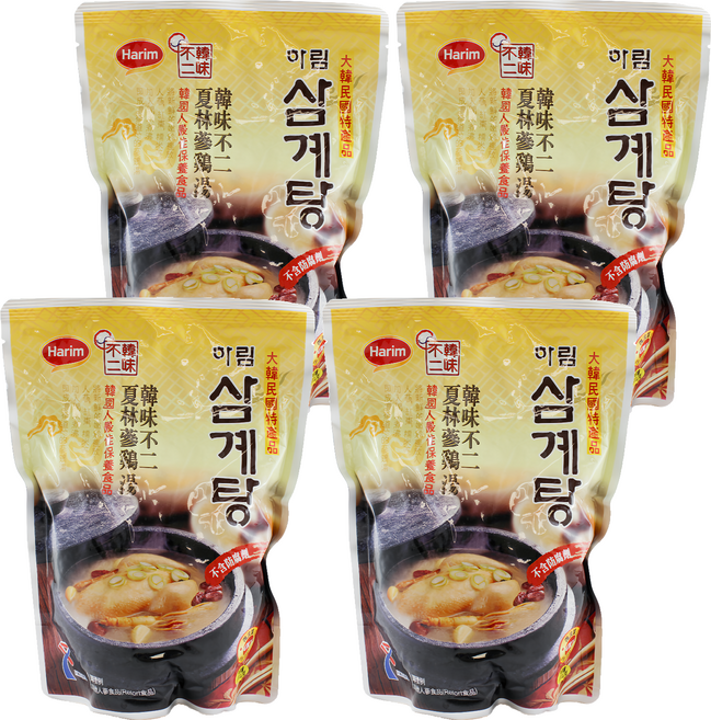 Harim Samgyetang 韓味不二 夏林人蔘雞湯, 1kg, 4包
