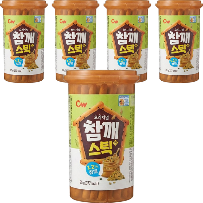 CW 芝麻餅乾棒 小, 85g, 5個