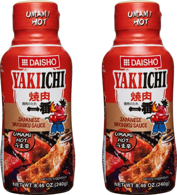 DAISHO 大逸昌 YAKIICHI燒肉一番 辣味烤肉醬, 240g, 2個