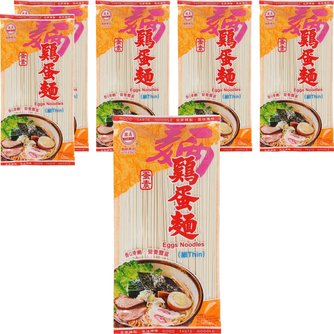 義峰食品 雞蛋麵 (小), 300g, 6個