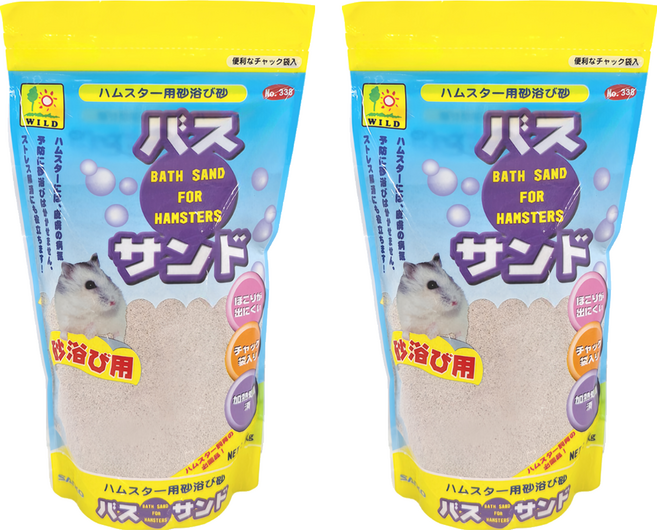 SANKO WILD 沐浴砂 338, 1kg, 2包