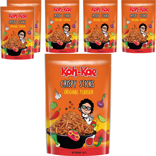 Koh-Kae 大哥 原味脆脆條, 6包, 60g