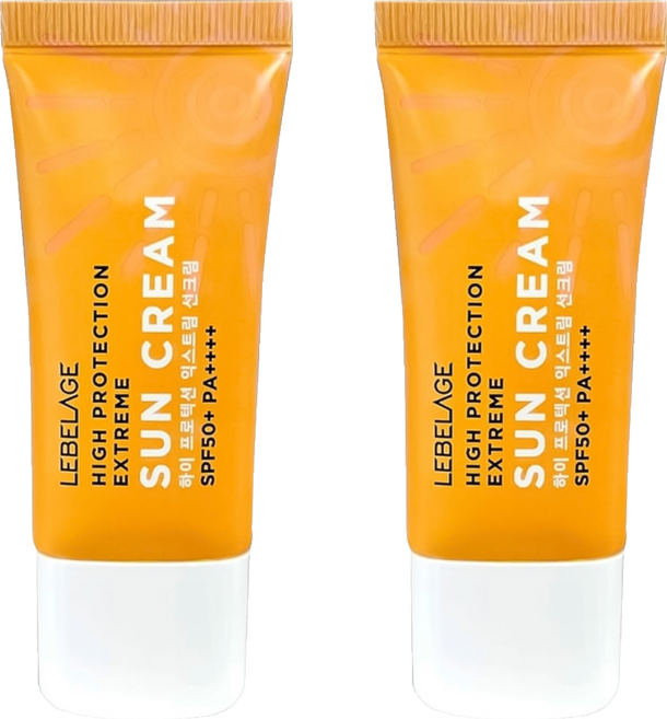 LEBELAGE 蕾浿雷 輕透保濕防曬乳SPF50+ PA++++, 2件, 30ml