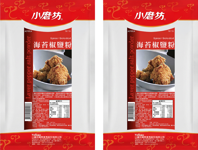 小磨坊 海苔椒鹽粉, 1kg, 2個