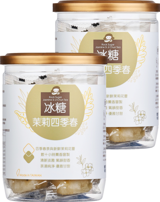 蜜思朵 冰糖茉莉四季春, 17g, 12入, 2罐