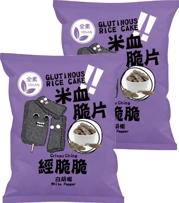 Crispy Ching 經脆脆 米血脆片, 45g, 2個