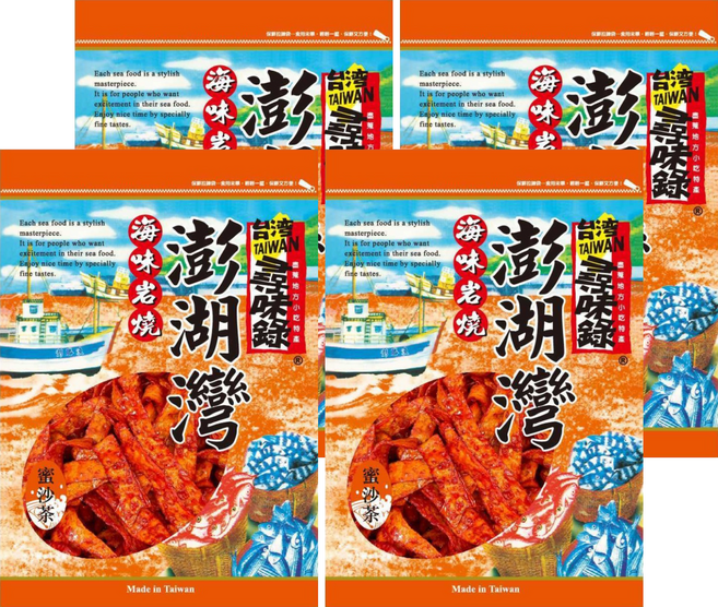 台灣尋味錄 澎湖灣 蜜沙茶, 4包, 110g