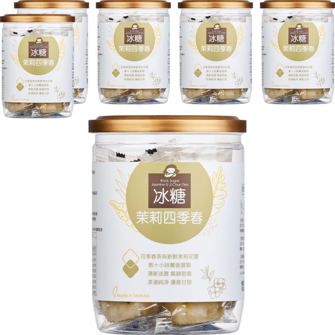 蜜思朵 冰糖茉莉四季春, 17g, 12入, 6罐