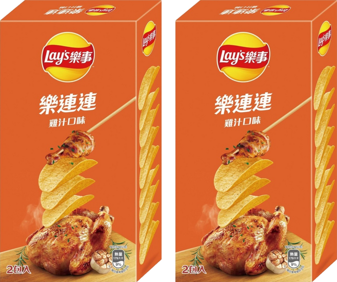 Lay's 樂事 經濟包雞汁口味洋芋片, 166g, 2個