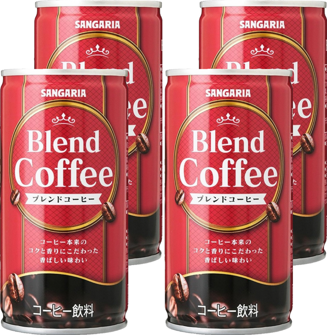 SANGARIA Blend 咖啡, 185ml, 4個