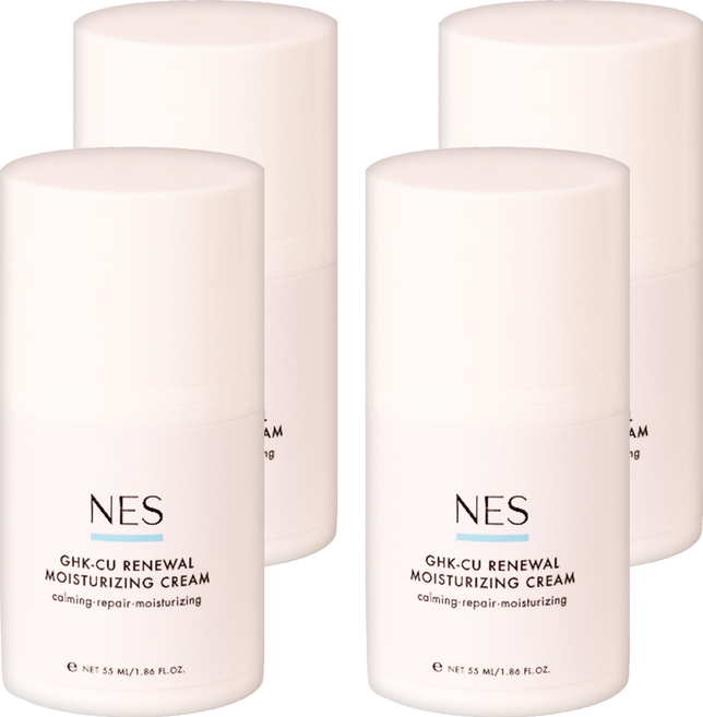 NES cosmetics 恩藝偲 藍銅胜肽修護水凝霜, 55ml, 4盒