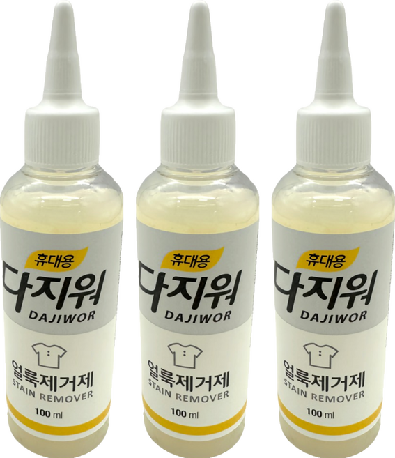 DAJIWOR 神奇強力衣物去汙劑, 3個, 100ml