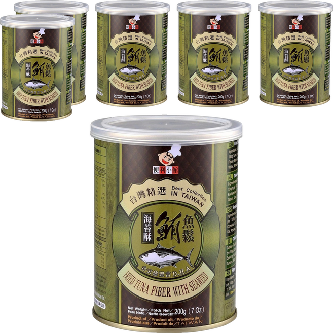 便利小館 海苔酥鮪魚鬆, 200g, 6個