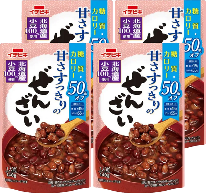 ICHIBIKI 一引 日本北海道紅豆湯, 140g, 4個