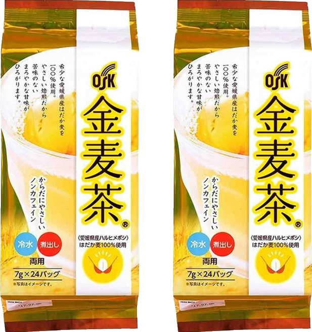 OSK 小谷穀粉 金麥茶, 7g, 2套, 24個裝