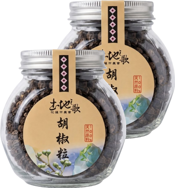土地之歌 胡椒粒, 100g, 2個