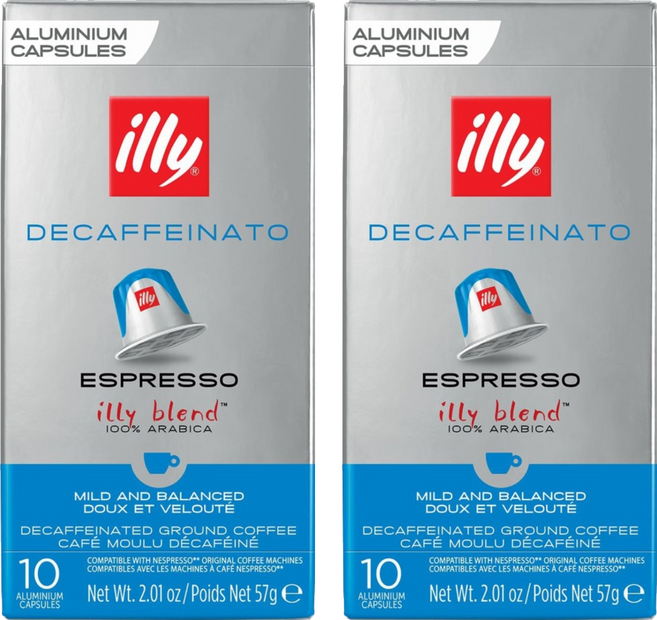 illy 意利 低咖啡因濃縮 咖啡膠囊 NESPRESSO適用, 2個, 5.7g, 10個裝