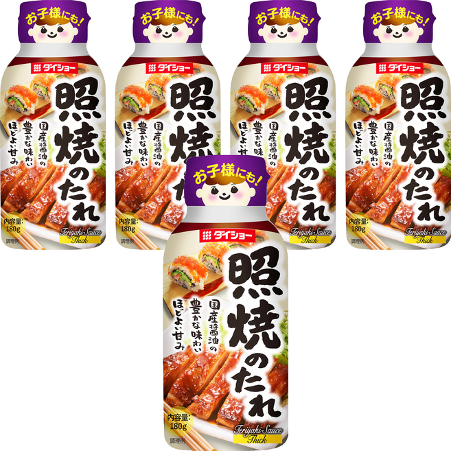 DAISHO 大逸昌 日本九州照燒醬, 180g, 5個