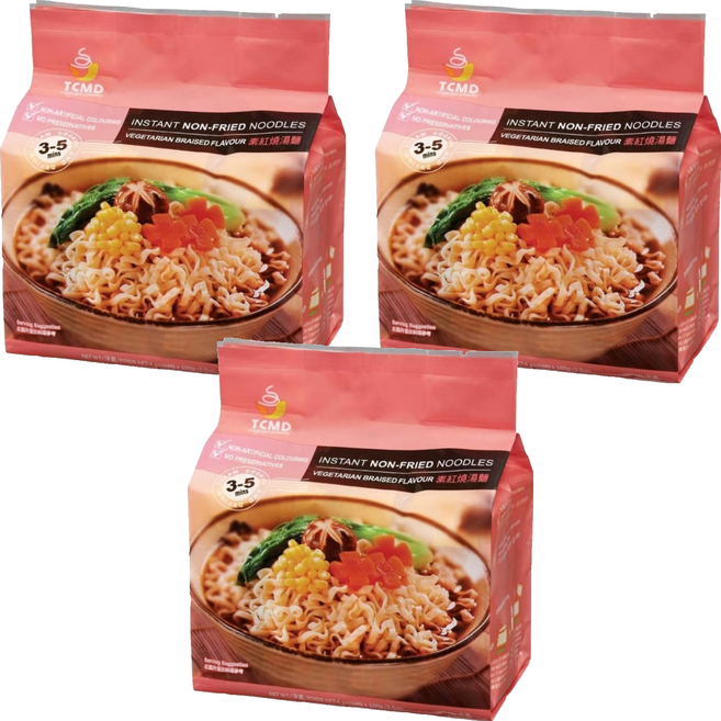 承昌食品 素紅燒湯麵 純素 100g, 12包