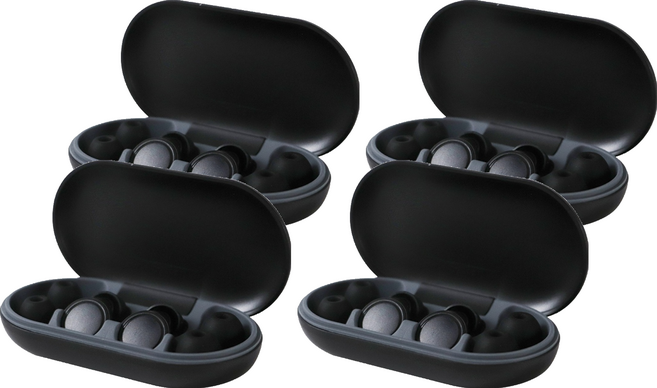 DTAudio 聆翔睡眠耳塞 EP-S1-K 黑色, 4組, 1組