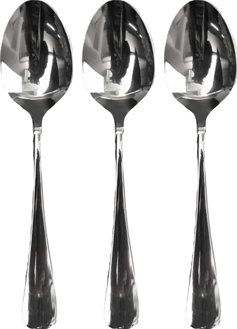 HAEMO 不鏽鋼尼諾餐具, 3個, 銀色