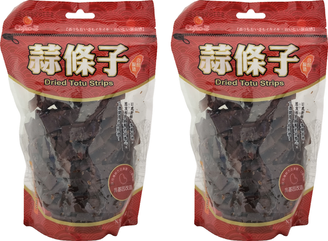 Chiao-E 巧益 豆干 豆乾 蒜條子, 280g, 2包