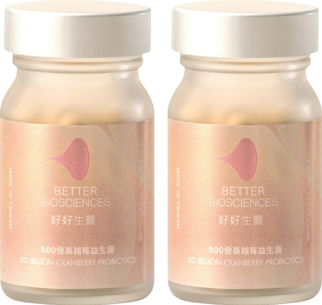 BETTER BIOSCIENCES 好好生醫 500億蔓越莓益生菌, 2個, 30顆