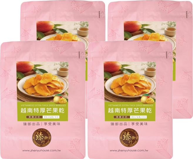 臻御行 越南特厚芒果乾, 4個, 300g