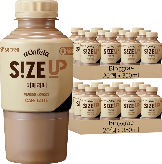 Binggrae 拿鐵咖啡, 40個, 350ml
