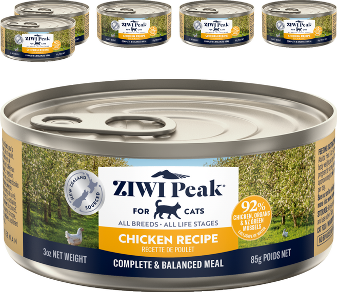 ZIWI Peak 滋益巔峰 貓用主食罐, 雞肉, 85g, 6個