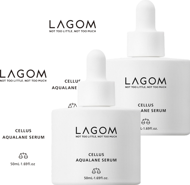 LAGOM 台灣公司貨 水潤多酚精華, 2個, 50ml