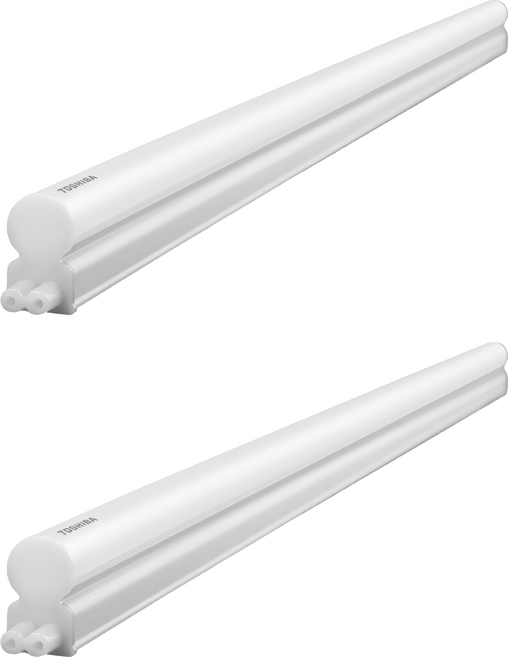 TOSHIBA 東芝 二代 T5 明耀 LED支架燈 20W 4尺, 燈泡色, 2支