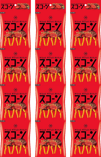 KOIKEYA 湖池屋 Sucorn 酥咔玉米脆棒 4連玉米條 燒烤風味, 60g, 3組