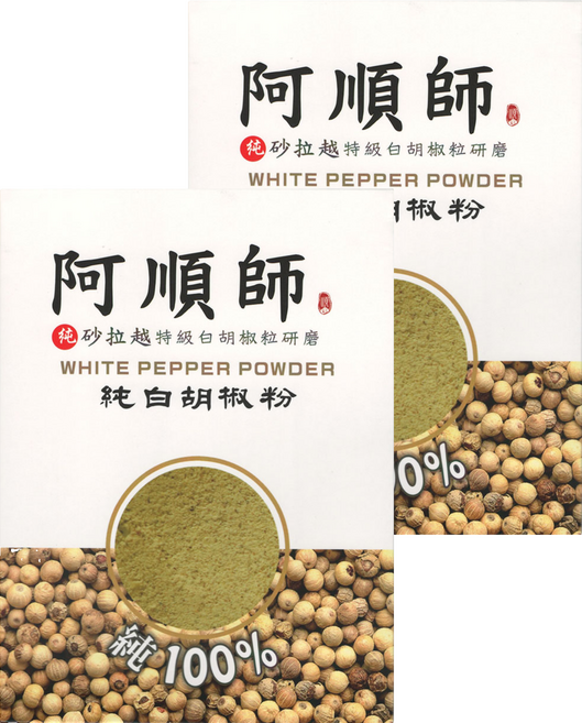 阿順師 純白胡椒粉, 600g, 2個