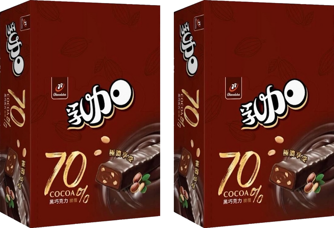 77 乳加 70%極濃黑巧, 672g, 2個