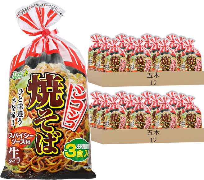 Taka mori 高森 日式炒麵3件組 474g, 72入