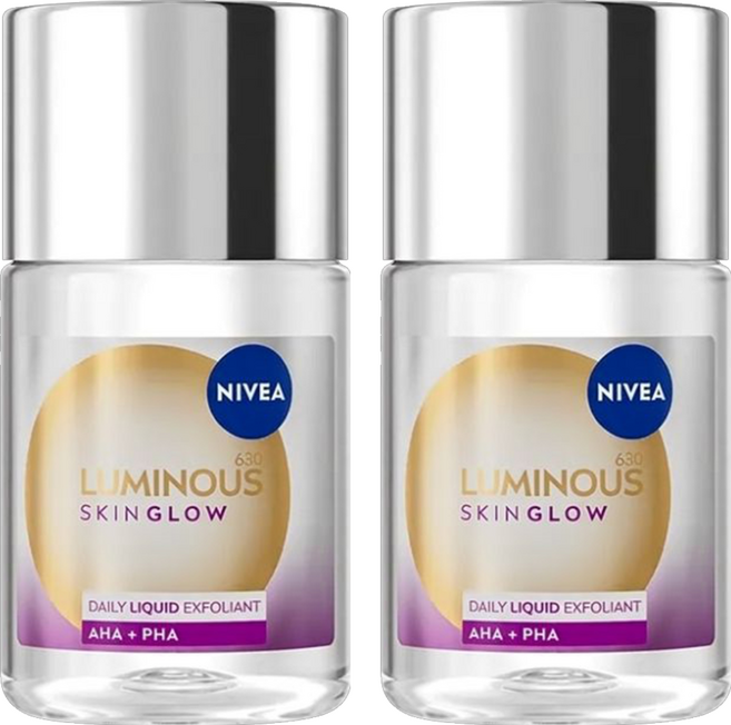 NIVEA 妮維雅 LUMINOUS630 亮果酸煥膚水, 2件, 100ml