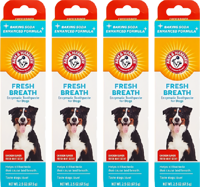 ARM&HAMMER 犬用酵素牙膏 深潔, 4條