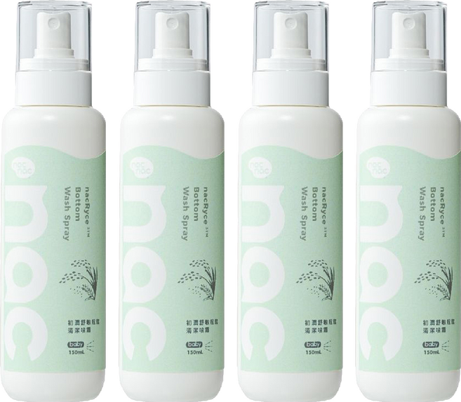 nac nac 初潤舒敏屁屁清潔噴霧, 4個, 150ml