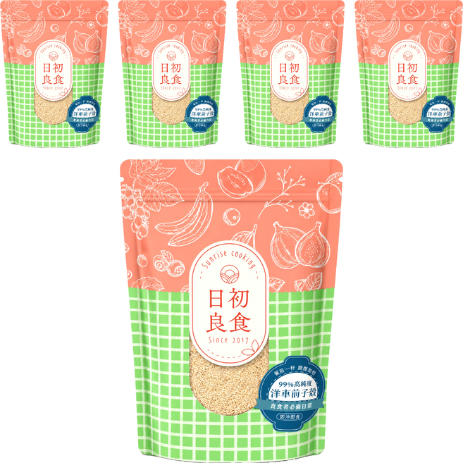 SUNRISE COOKING 日初良食 洋車前子殼, 200g, 5個