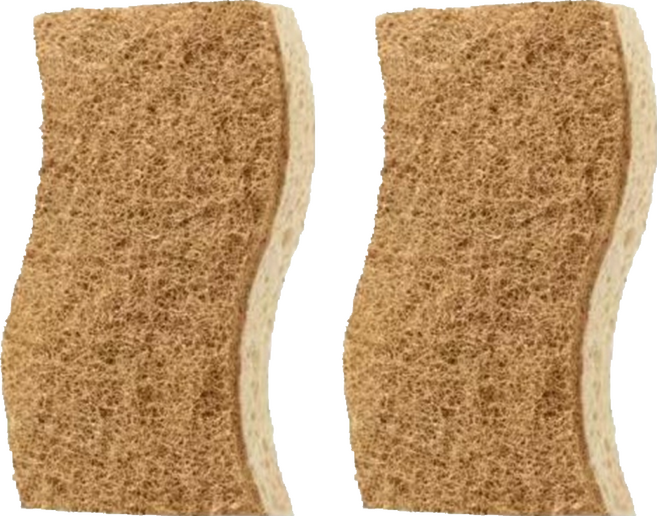 3M Scotch-Brite 百利 天然木漿棉菜瓜布 再生纖維 細緻餐具專用, 1片, 2盒