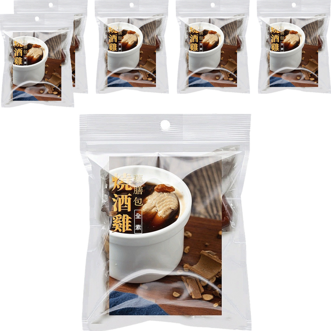 養元堂 燒酒雞藥膳包 全素, 120g, 6個