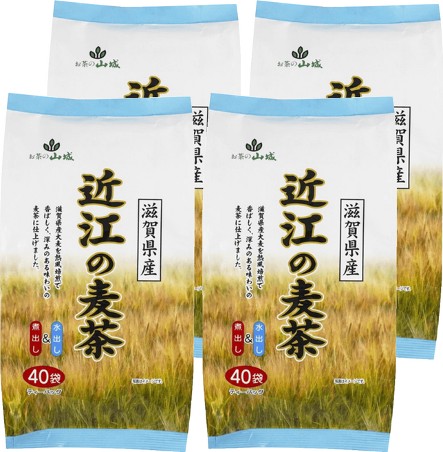 山城物產 近江麥茶, 8g, 4套, 40個裝