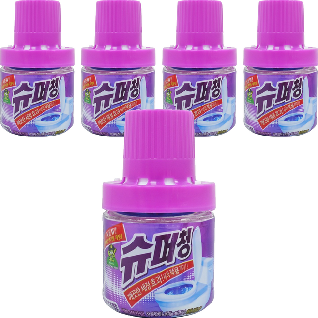 SANDOKKAEBI 山鬼怪 馬桶清潔劑 薰衣草香, 180g, 5個