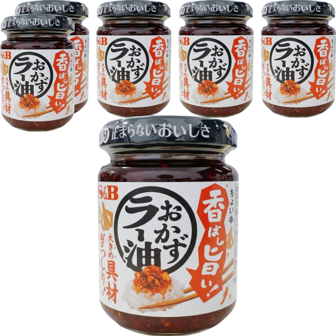 S&B 愛思必 香味辣油, 110g, 6個