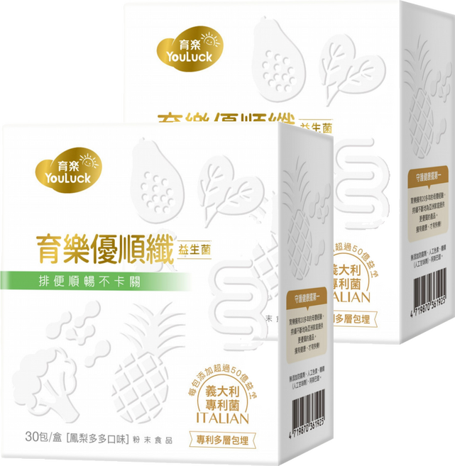 YouLuck 育樂 優順纖益生菌 2g, 2套, 30份