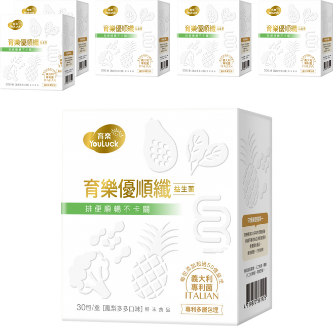 YouLuck 育樂 優順纖益生菌 2g, 6套, 30份