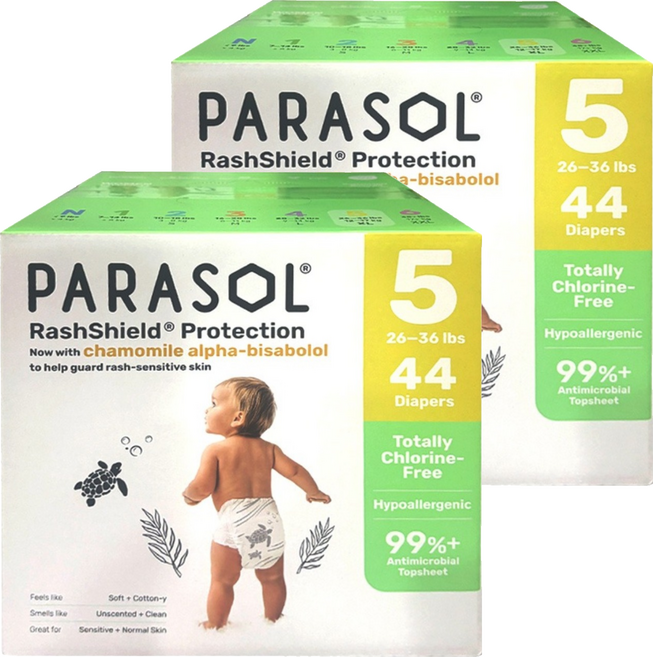 PARASOL Clear + Dry 新科技水凝尿布 5號, XL, 88片