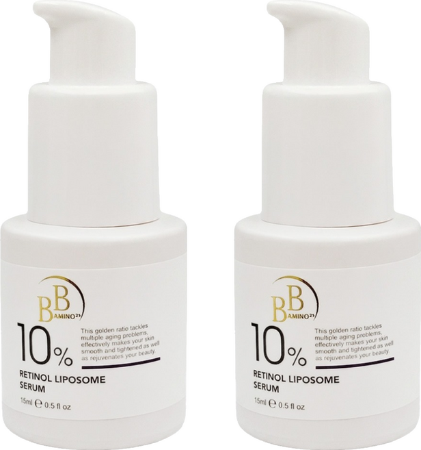 BB AMINO 科研 10%A醇微脂囊青春精華, 2件, 15ml