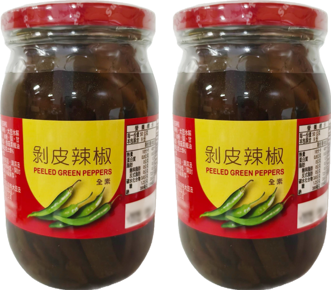 富宇丞 剝皮辣椒, 2個, 450g